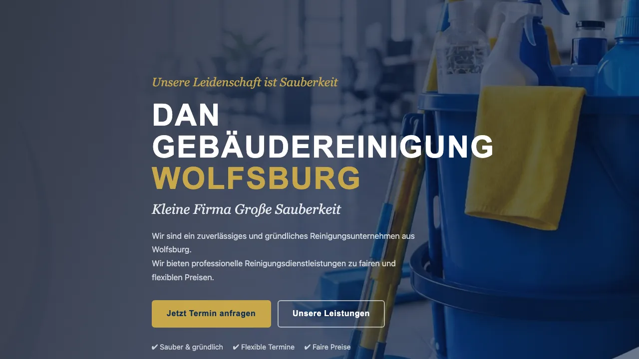 Dan Reinigung, Website Referenz