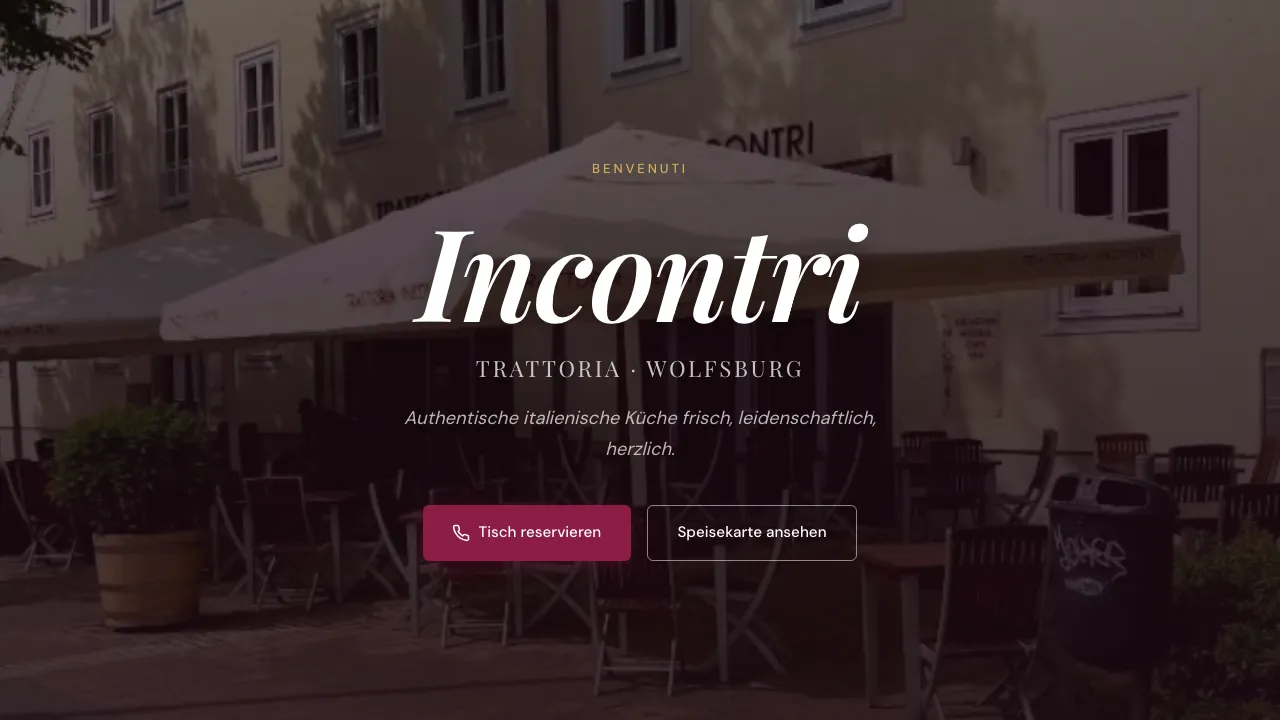 Incontri, Website Referenz